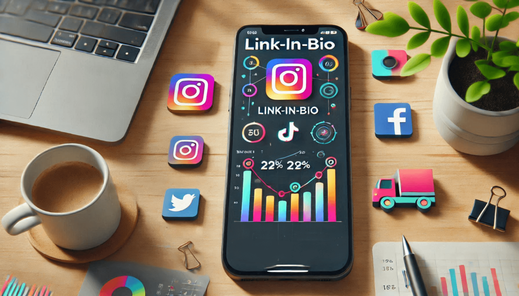 Cover Image for How to Create a Link in Bio for Instagram, TikTok, and Facebook